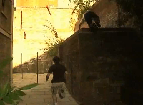 Extreme Game of Free Running Urban Parkour Tag