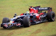 SAO PAULO,BRAZIL,02.NOV.08 - FORMULA 1, MOTORSPORT - Formula One Grand Prix of Brazil, Interlagos, Sunday. Image shows Sebastien Bourdais (FRA/ Scuderia Toro Rosso).