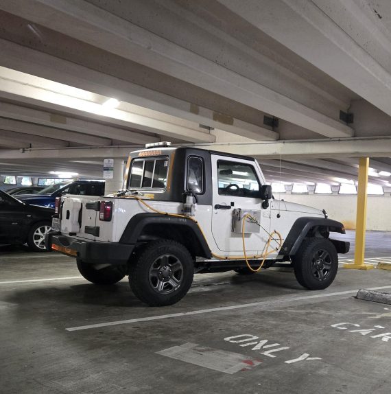 City Parks and Rec Service Jeep
