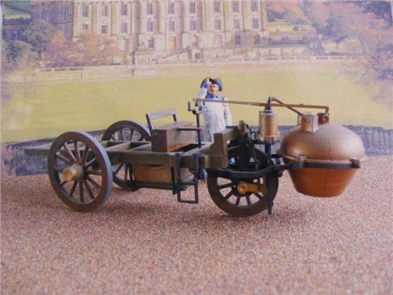 Nicholas Cugnot’s 1769 steam wagon… the first self-propelled vehicle on earth