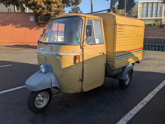 Spotted in the wild: Piaggio Ape (the Vespa car)
