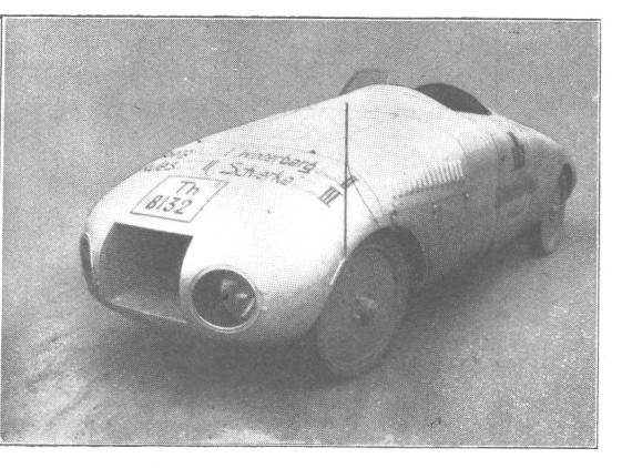 weird for 1923, the Walroß (Walross) streamlined car.