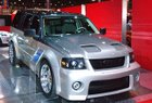 2004 Ford Shelby Expedition concept, unveiled at the SEMA show in Las Vegas in 2004, claimed to be a performance utility vehicle (PUV), it sports a supercharged 5.4 liter 4 valve Ford GT engine capable of 550 horsepower