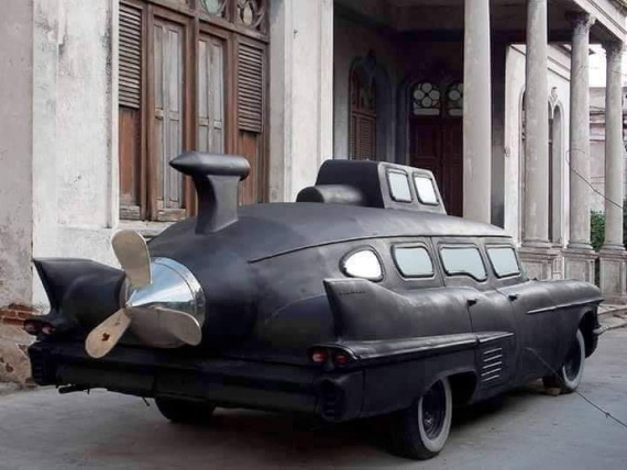 1958 Cadillac Fleetwood submarine