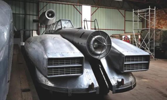 Abandoned Aérotrain 02 prototype