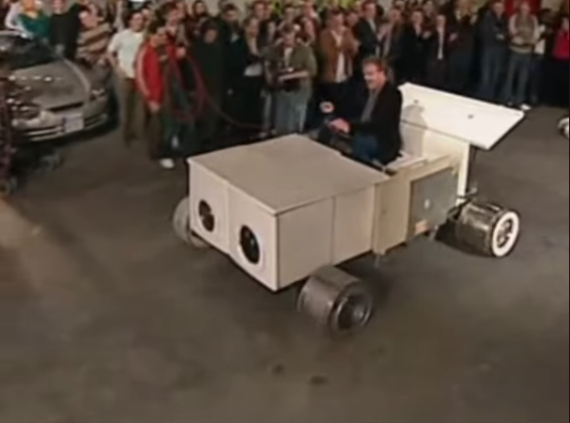 Top Gear made a “car” out of washing machines