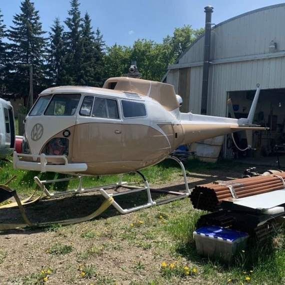 Is it a van or is it a helicopter..?
