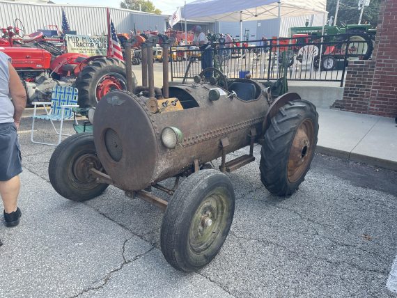 This steampunk looking tractor at our local fair