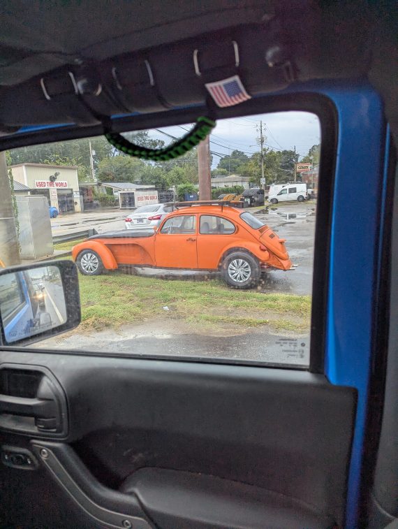 This VW monstrosity I saw recently