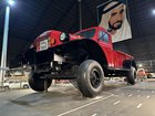 I saw the Giant Power Wagon at the Emirates National Auto Museum in Abu Dhabi. That’s a normal Power Wagon in front of it in the last photo