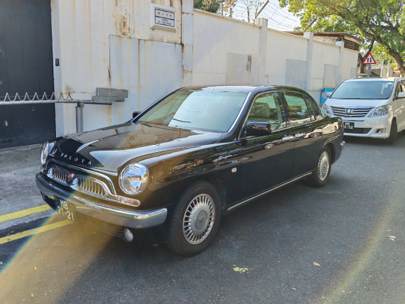 Toyota Origin – found out about this car when I bumped into it