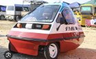 Mitsuoka Motors has made 3 cars called the Bubu: A pyramid-shaped microcar, an entirely cube-shaped 3-wheeler kei car, and a replica Porsche 356