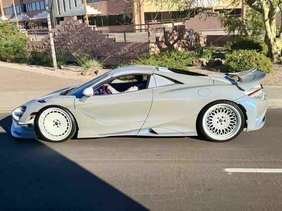 I spotted this tricked-out McLaren while leaving Old Town