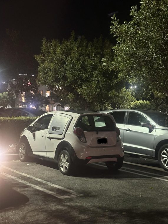 Pizza heater car spotted in Westlake Village, CA.