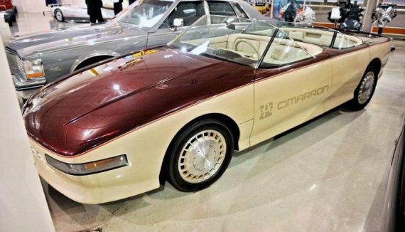 1985 Cadillac Cimarron Dual Cowl Phaeton Concept which served as a PPG Pace Car