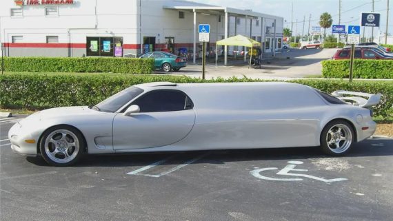 1993 Mazda RX-7 limousine.